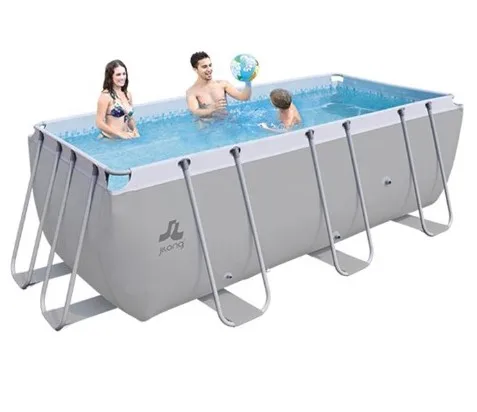 Top-ranking suppliers JILONG 17771DE Rectangular Steel Frame swimming pool PVC pool with pump
