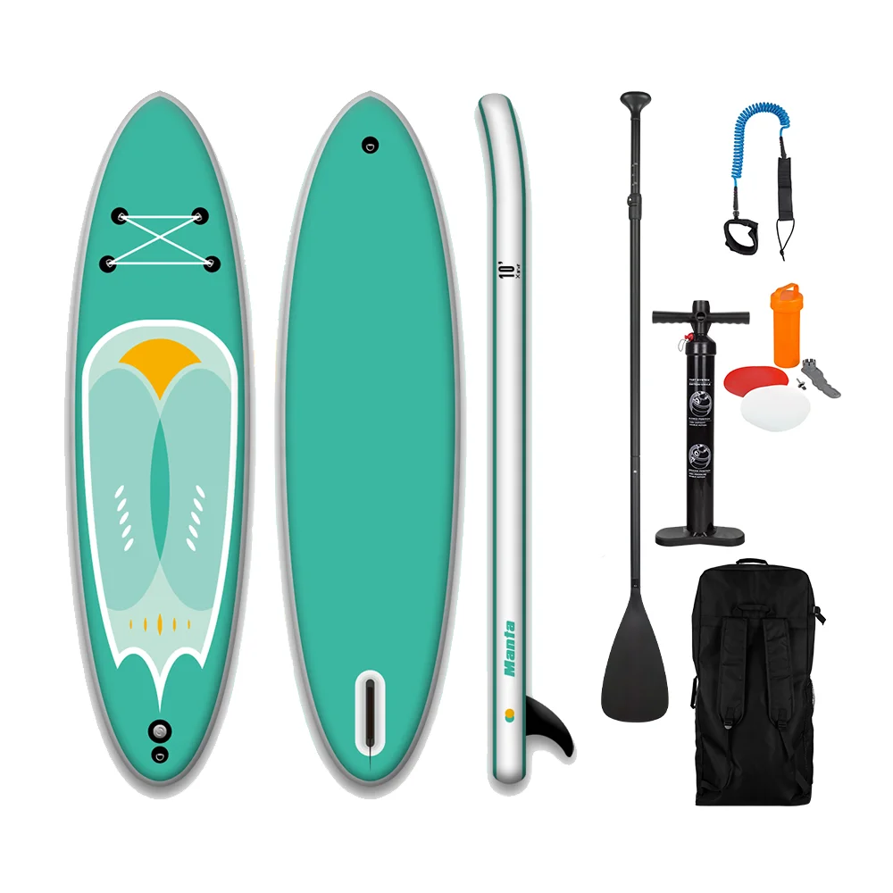 Wholesale modern design paddle board sup standable floating board pvc cross-border water ski board