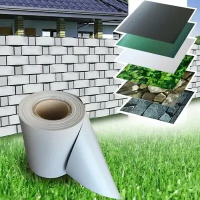 50 m x 19 cm pvc free sichtschutz fence strip tarpaulin roll sichtschutzstreifen for garden screen privacy protection