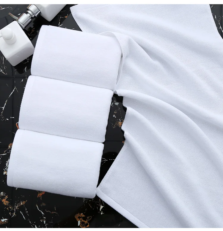 100% cotton belfour towel set turkish bath hotel towel white 140x70