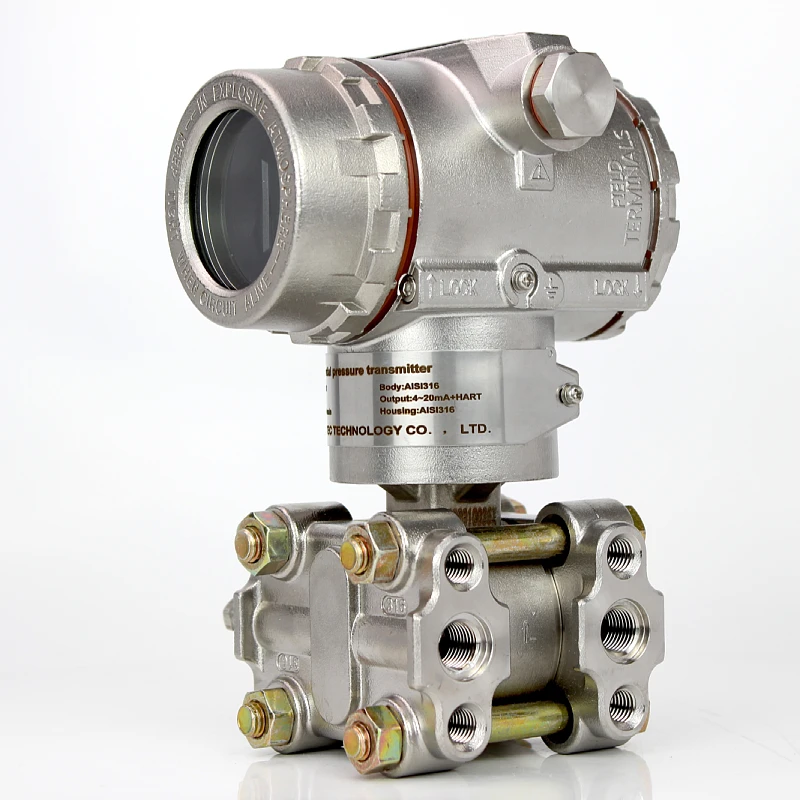PMD3051 4-20ma Hart Capillary Digital Differential Pressure Transmitter Measure Gas/Water RS485 Output in Industry