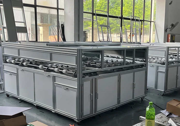 Aluminum profile equipment frame industrial pipeline equipment shelf enclosure guarding manufacturer