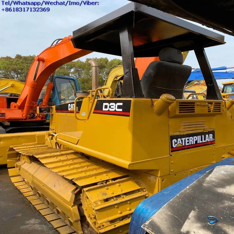 Made in Japan Used Cat D3C D4C D5G LGP Track Bulldozer, Second Hand Cat D3C D4H Small Dozer
