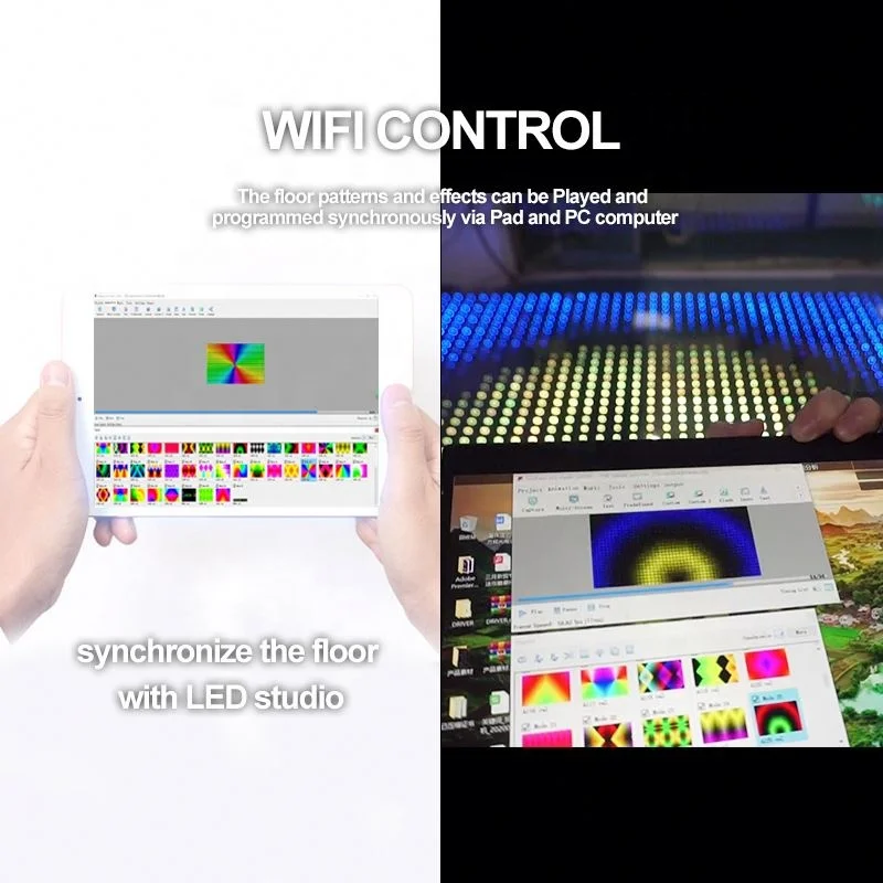 
DIY Sounding Waterproof Interactive Dance LED Floor Piano 