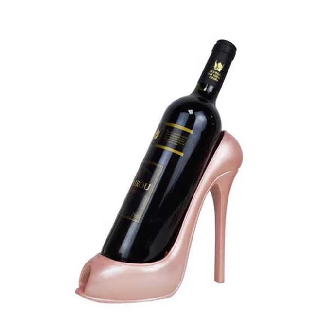 High-heeled Shoes Basket Home Decorations Wine Bottle Holder Stylish Wine Rack 5 Colors