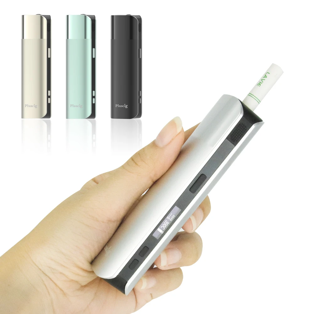 OEM New colored smoke heetss sticking electronic sigara Pluscig korea popular electronic cigarette heat IQ not burns device