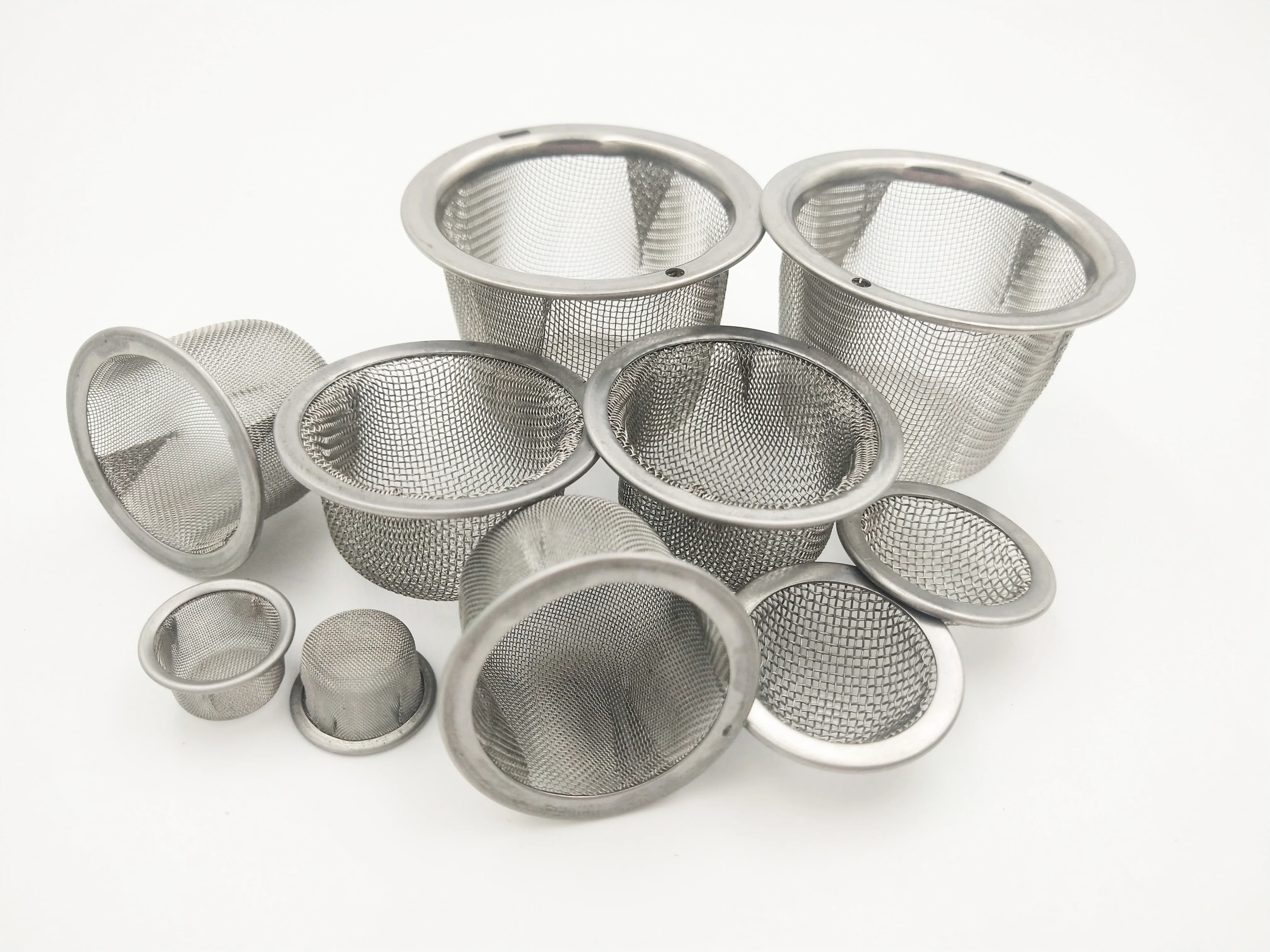 Высококачественное многоразовое ситечко из нержавеющей стали размером 1/2 дюйма, сетчатый фильтр для чаши, чая и кофе