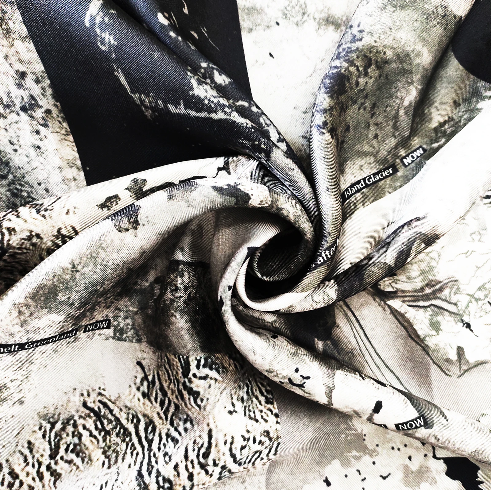 
Best selling silk fabric black and white stripe fabric 