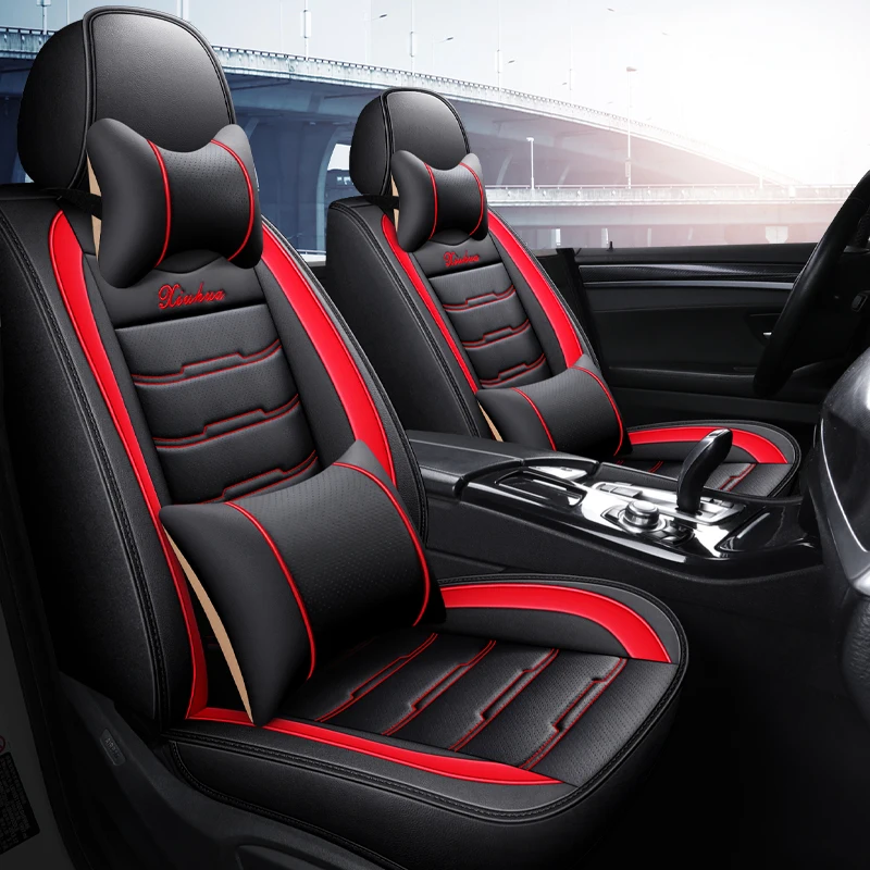 Wholesale Luxury Design Car Seat Cover Full Set PU Leather Car Seat Covers