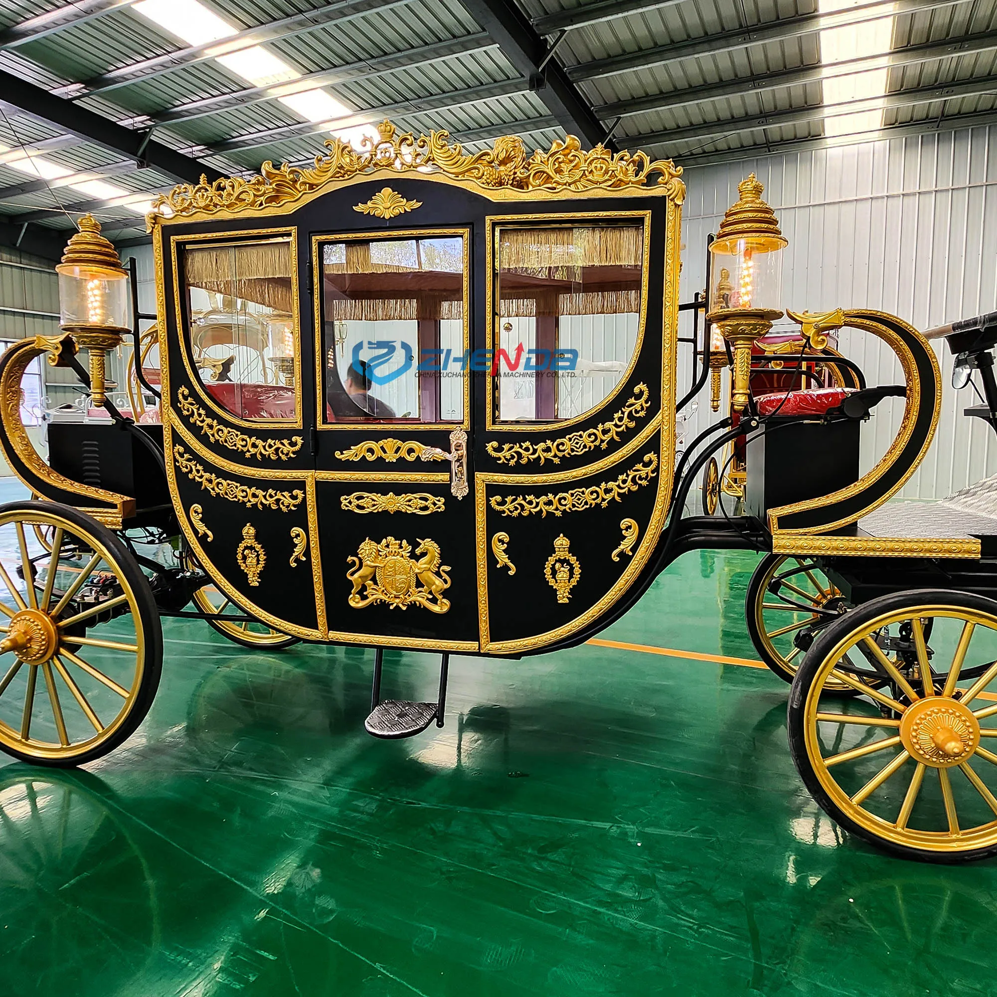 Royal Electric Style Horse Drawn Princess Carriage Wedding Carriage