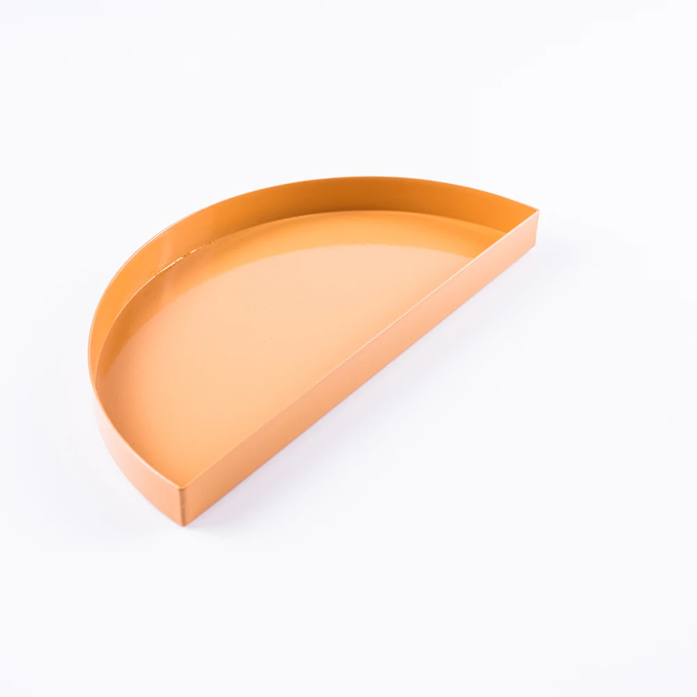 Hot sale modern simple metal jewelry tray porch desktop storage tray