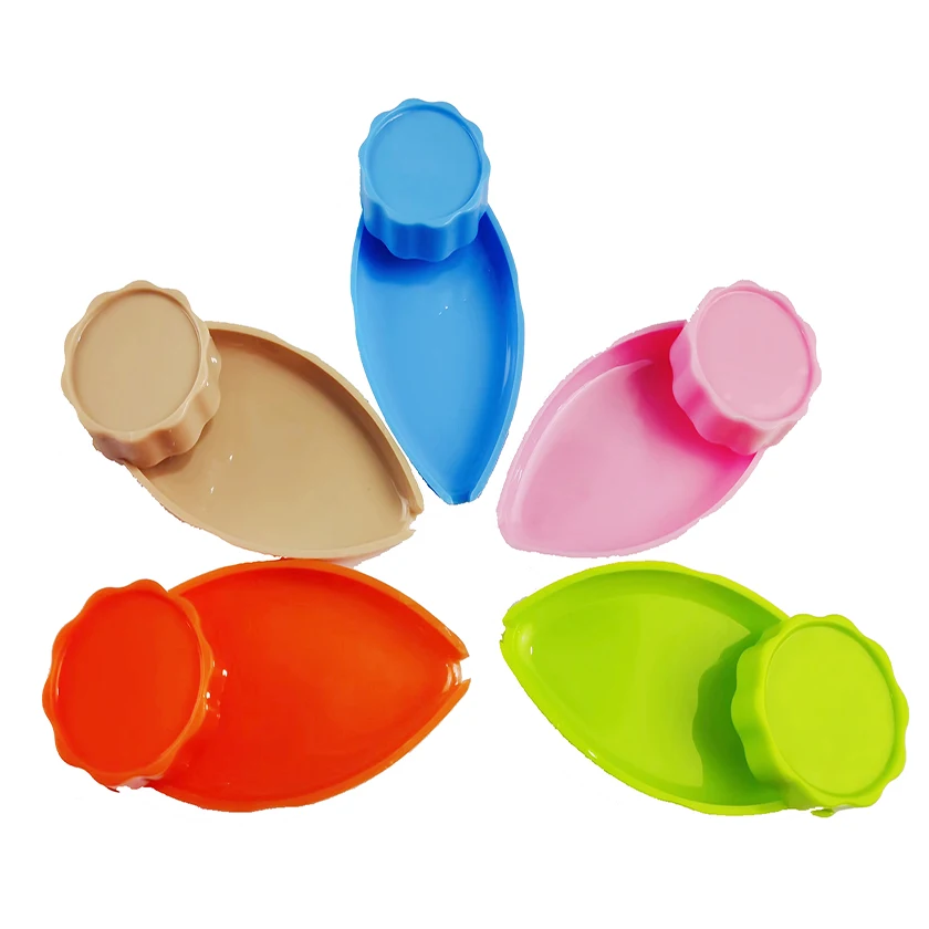 bros custom colorful ship  plastic smoking grinders tray together rolling tobacco grinders