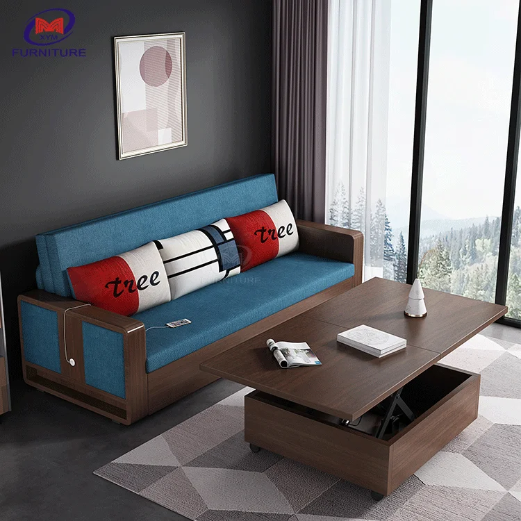 Luxury Classic Living Room Furniture Fabric Cover Folding sofa bed