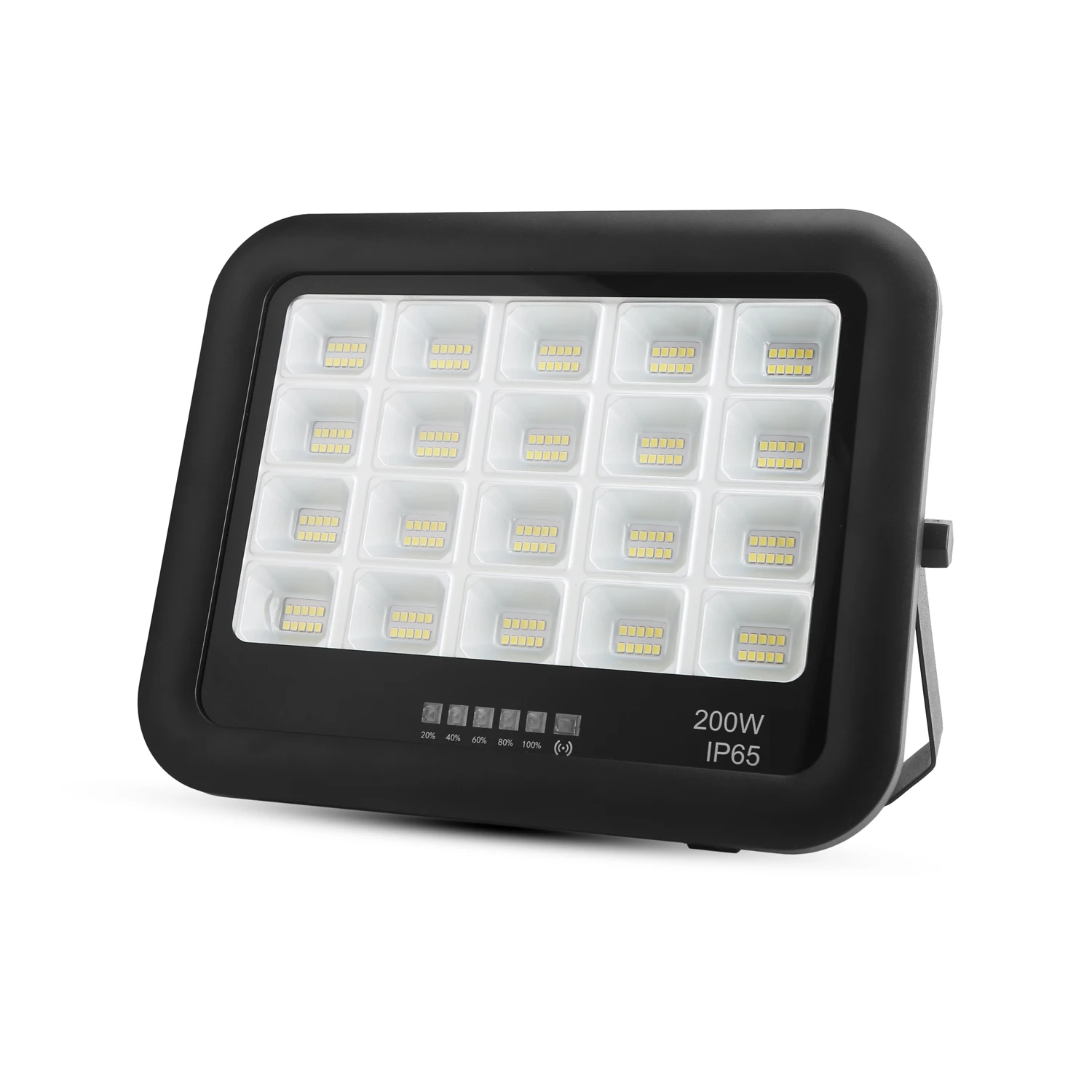 Solar Flood Lights Outdoor Reflector Solar 200 Watts 3000k-6500k Ip65 Waterproof Solar Powered Flood Lights With Remote Control