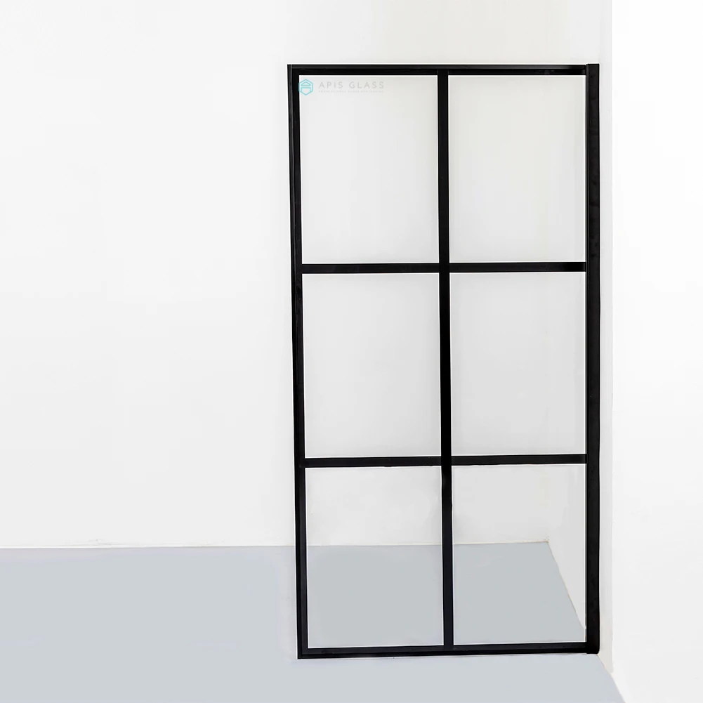 Fixed French Shower Screen for Wholesale From Apis Glass Factory  Door to Door Service  Shower Glass Panel