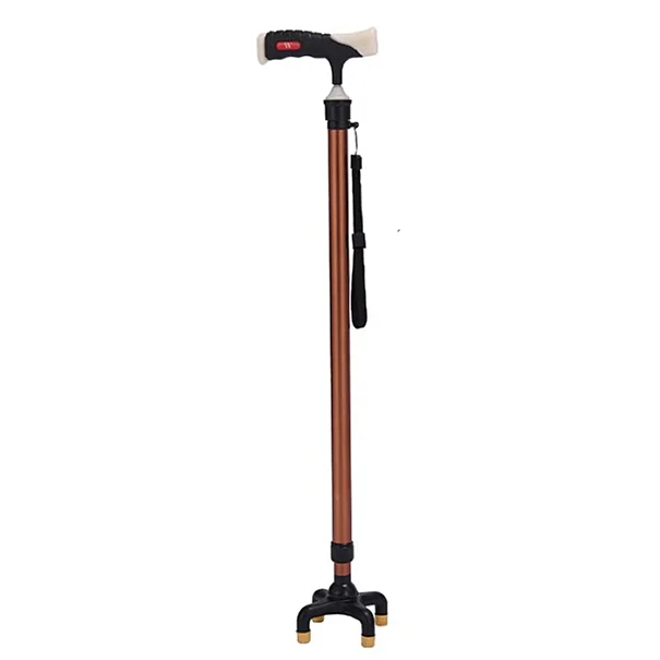 New professional high quality stable kinds of quadrangle walking stick cane for old people