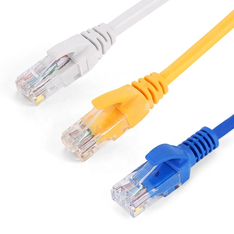 white gray blue colorful  utp cat 5e cat5 patch cord flat round cat6 rj45 patch cord network fly leads lan cable cat6 patch cord