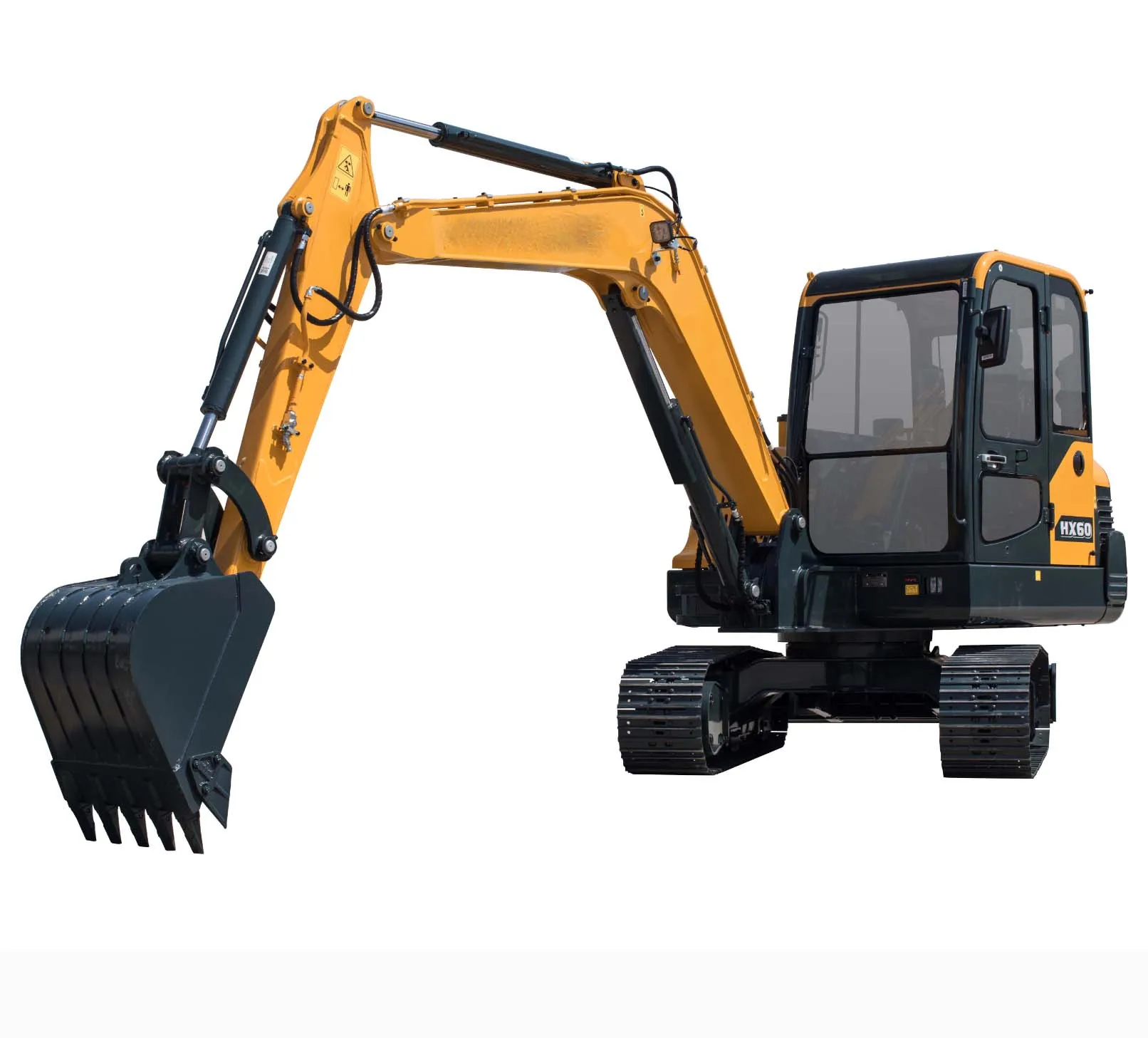 Famous brand 6 Ton Mini Crawler Excavator HX60PRO with Spare Parts ready to delivery for cheap sale