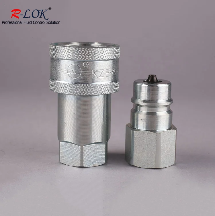 ISO7241 hydraulic quick release coupling NPT BSP high pressure KZE female male gas safe quick coupling connector for water pump