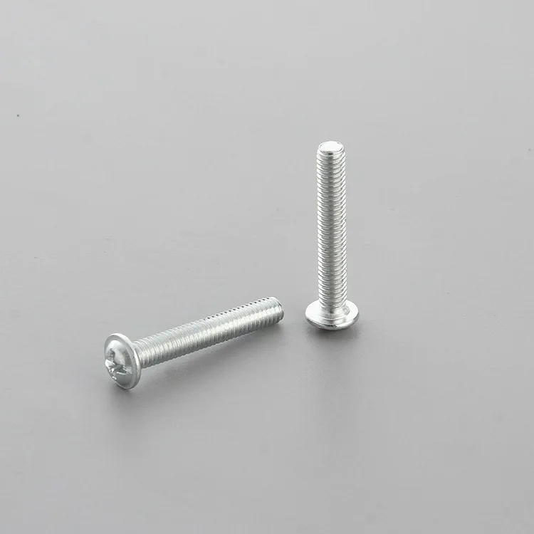 Wholesale Round Head screws multi-specification cross-slot computer desk Handle iron Washer screws