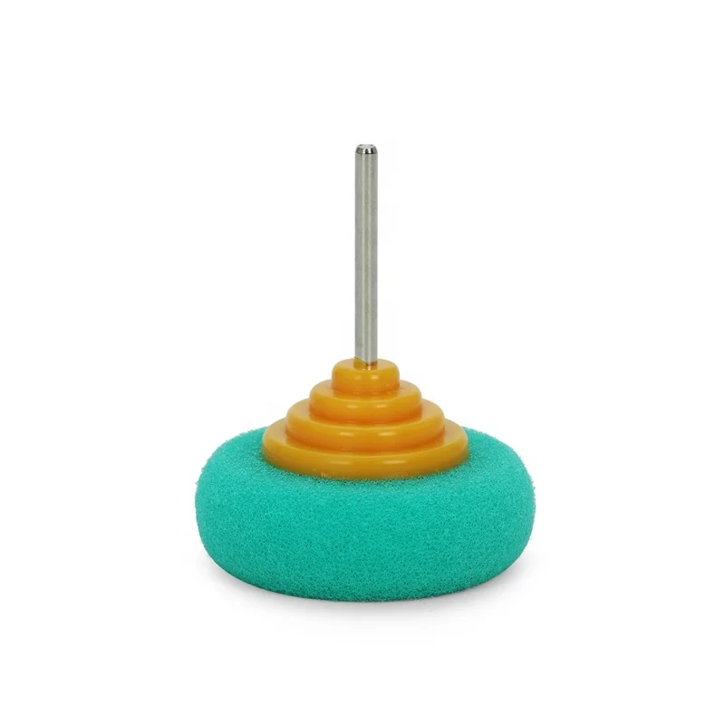 Hongjie Factory Custom Mini Car Polish Buffing Pads High Quality OEM Soft Car Polish Sponge Pad China Foam Material Sanding Use