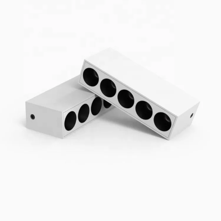 Surface Mounted Linear Downlight Home Office Lighting Downlights Spotlights Anti Glare Linear Led Grille Light