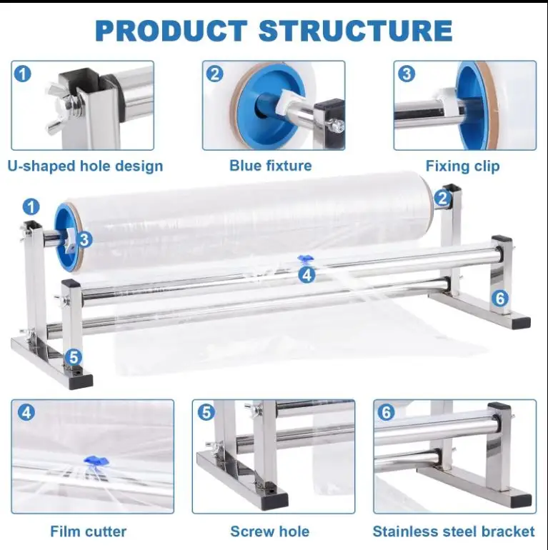 Good Quality Manual Stretch Film Dispenser For Pallet Wrapping