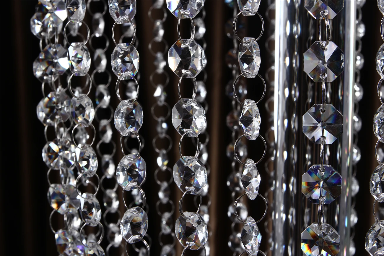 Wholesale new product 2020 popular clear cheap crystal wedding candelabra table centerpiece decoration candle holder home decor