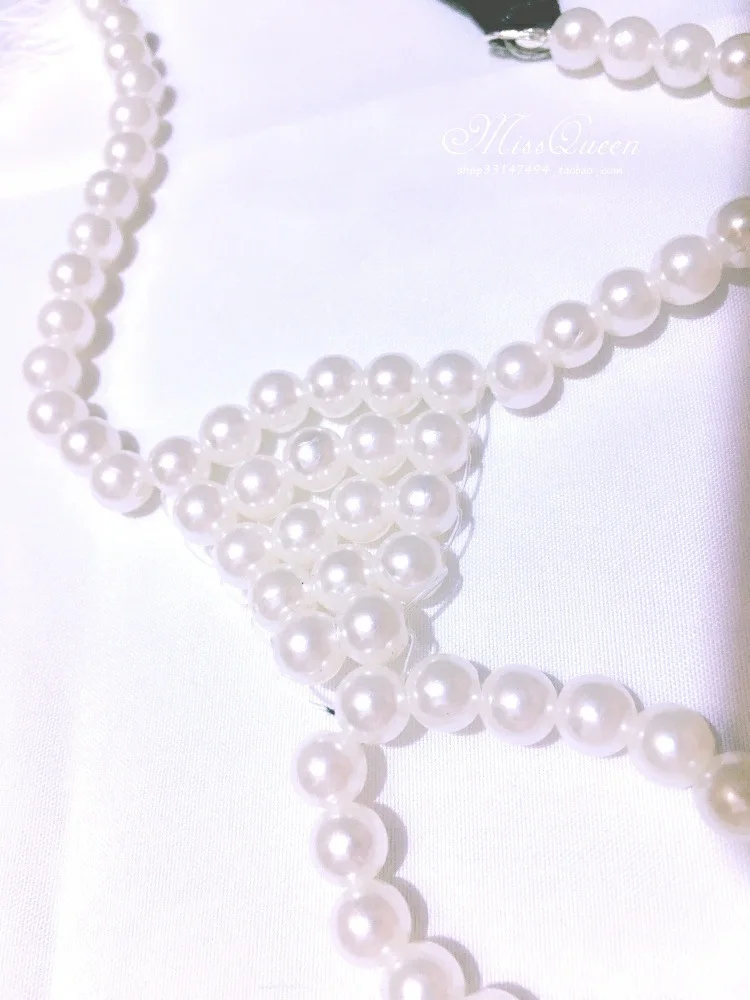 Sexy thong 2022 new wholesale Womens fashion Contracted style Handmade pearl underwear Sexy thong