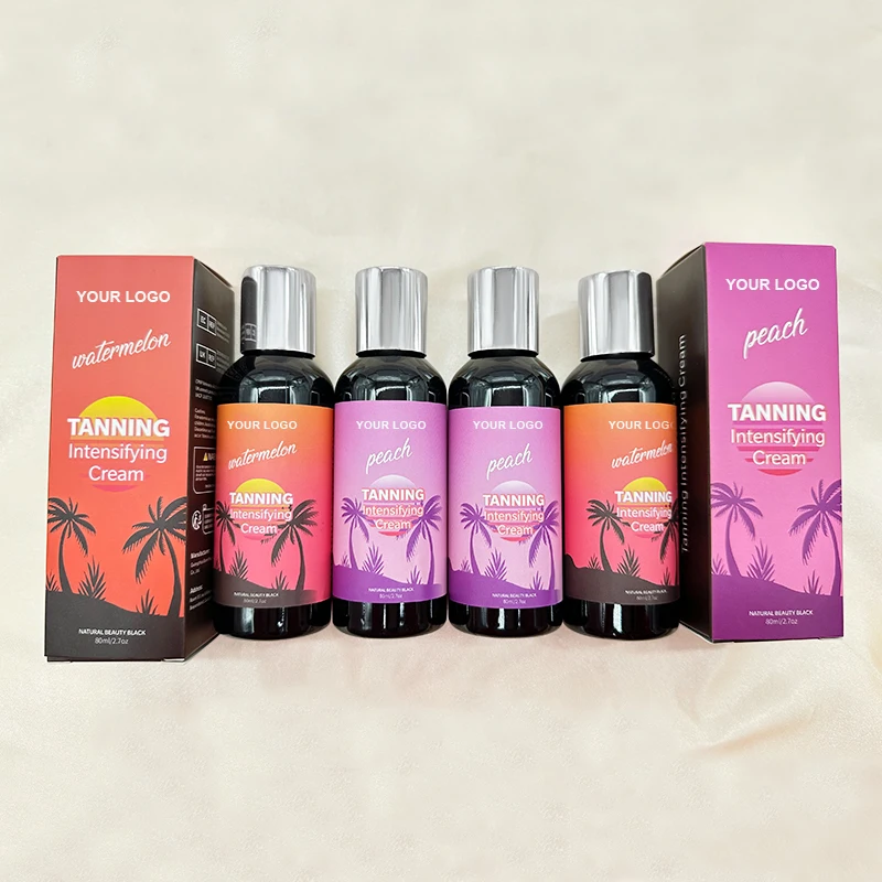 Professional Natural Beauty Black Sunless Tanning Lotion Soft Brown Self Sunscreen Tanning