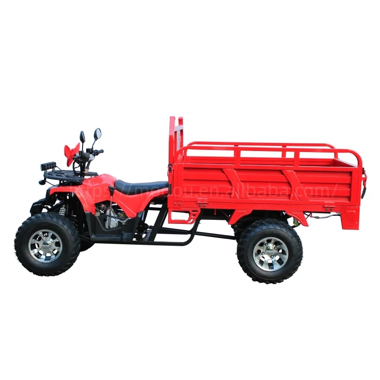 Agricultural four-wheel atv farm ATV quad bikes dirt bike 125cc With 1.5M Trailer  Style can be customized