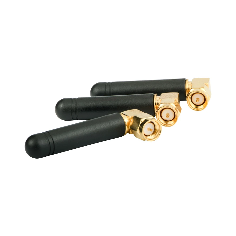 G-NiceRF SW490-WT36 custom 46mm 490MHz 2.5dBi elbow rubber rod antenna With SMA Connector