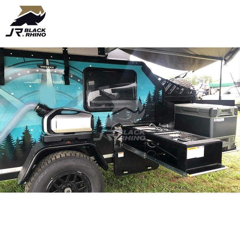 Mobile offroad rv caravan australian standard 4x4 camper off road pop up camper home caravan