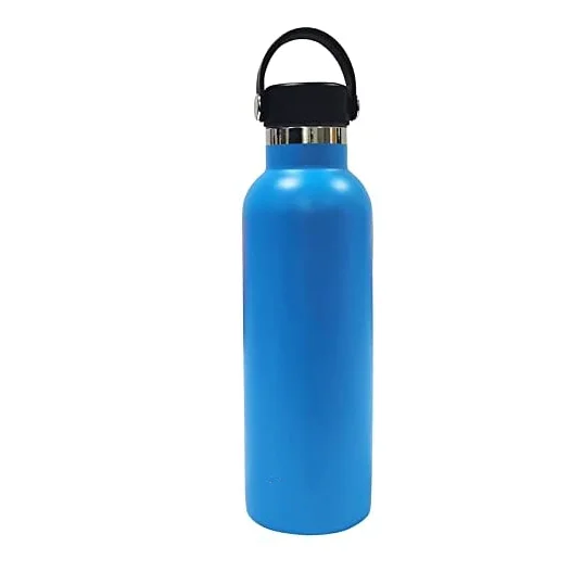 Eco-Friendly Double Wall Custom Logo Bottle Water standard Mouth Vacuum Insulated Drink Sport Stainless Steel Water Bottle