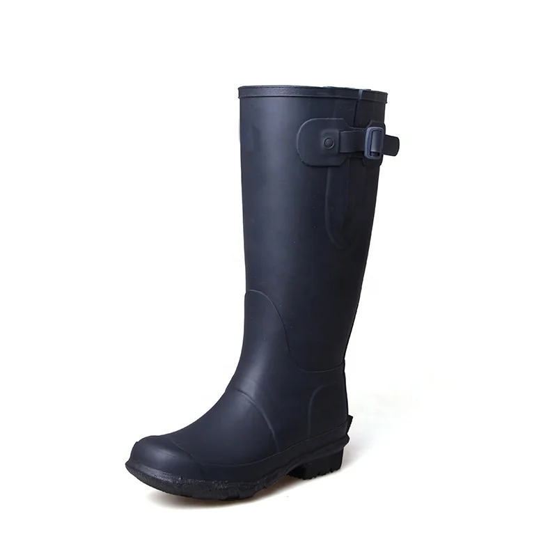  3539 Natural rubber rain boots safety gunm
