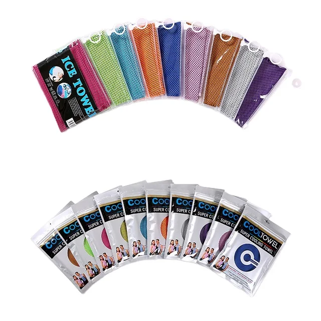 Холодное полотенце, полотенце для фитнеса, потоотделения и быстросохнущее полотенце для льда с логотипом на заказ охлаждающее спортивное полотенце