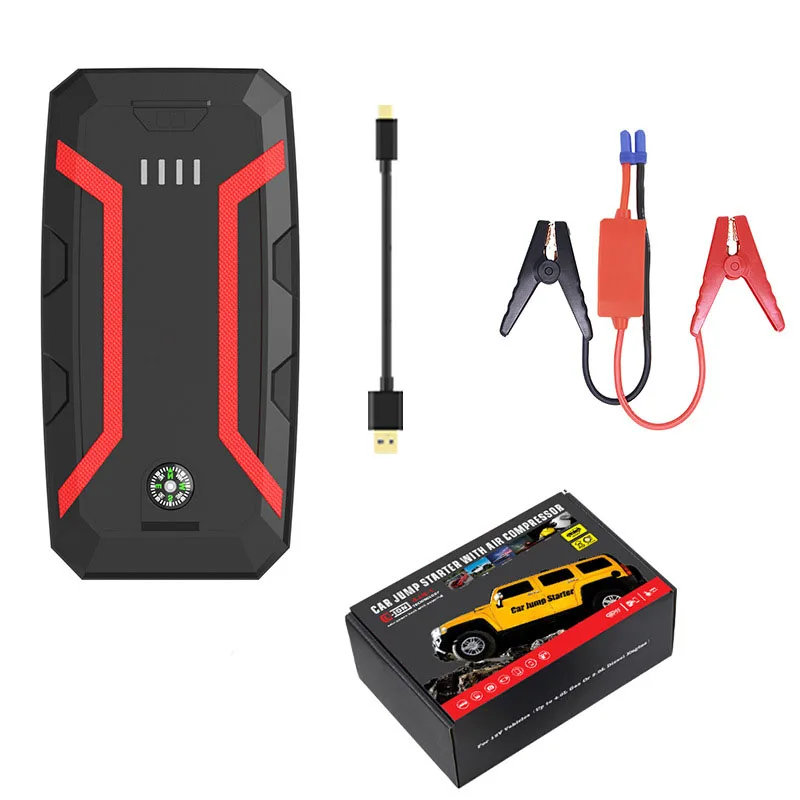 12V 20000mAh Automobile Lithium Battery Jump Starter Car Emergency Battery Starter Pack Portable Jump Starter Power Bank
