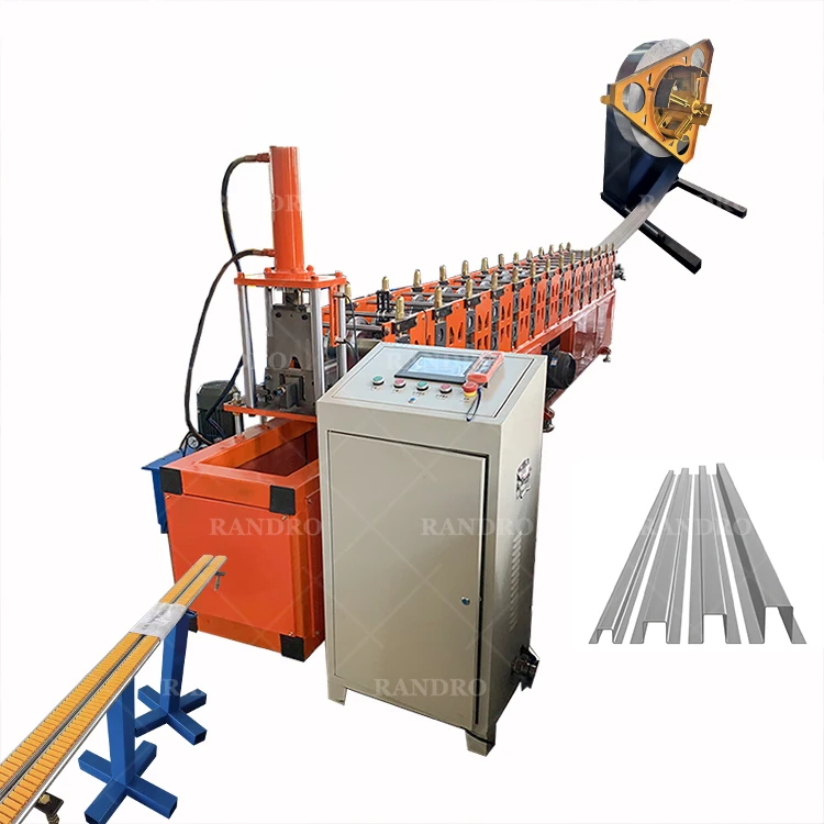 Randro omega purlin steel furring gypsum machine furring hat shape roll forming machine
