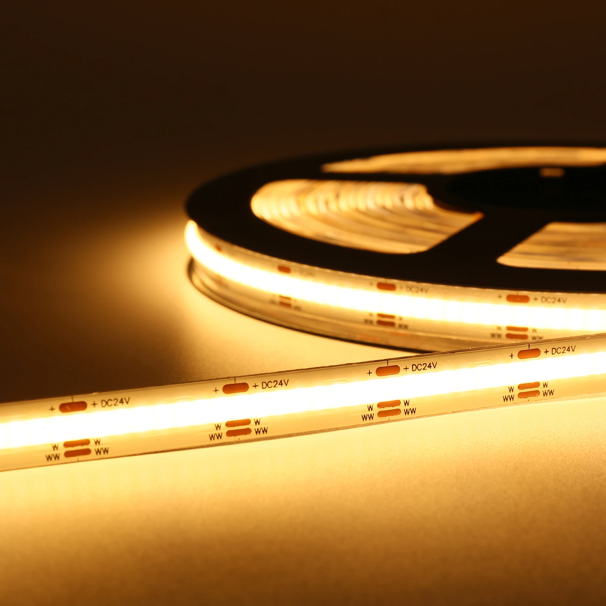 FPC Bright COB LED Strip 12v 24v Dimmable 10mm for Interior Outdoor Landscape