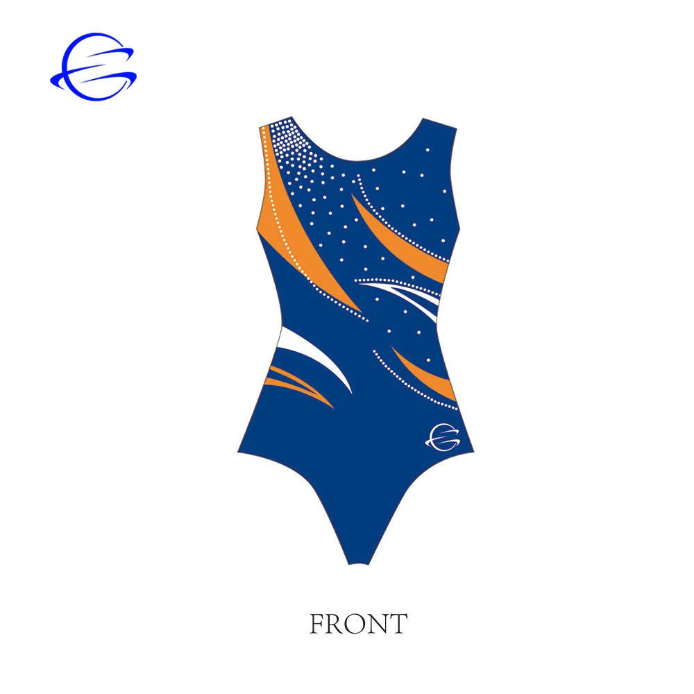 New high quality custom  Girls ballet dance wear girl sleeveless gym leotard gymnastics leotards