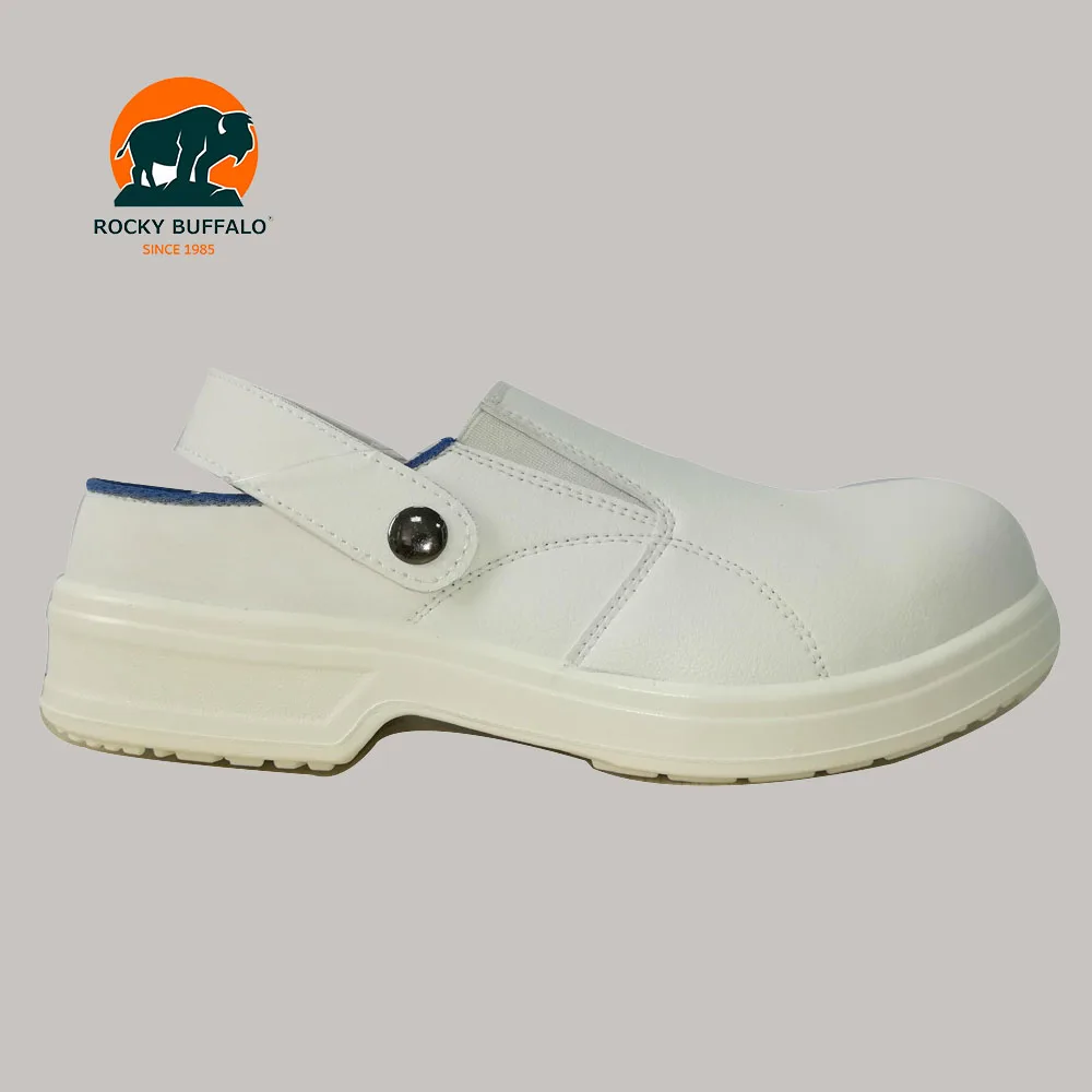 2024 Rocky Buffalo Latest white nurse shoes kitchen chef shoes operating room clogs