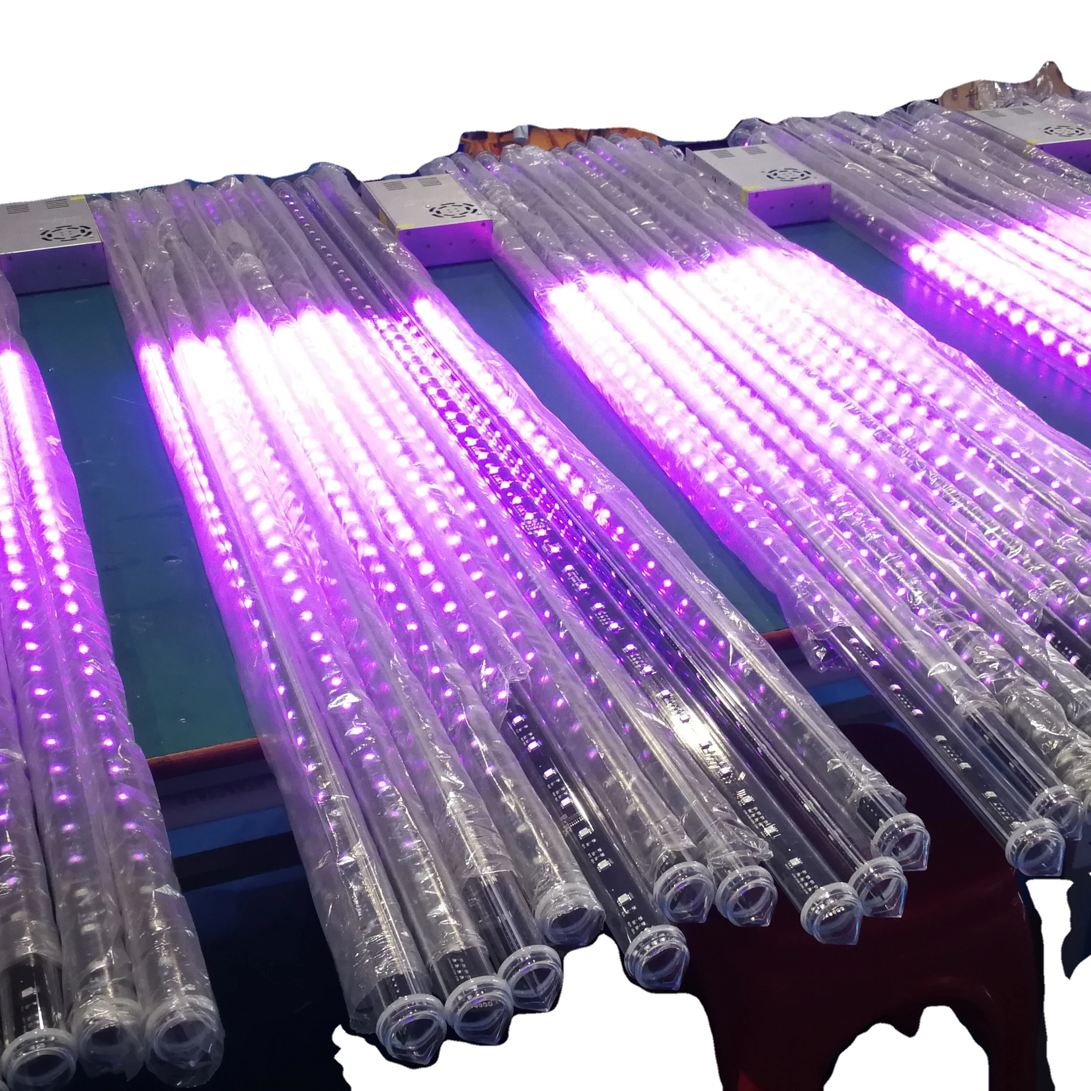 dmx 3d meteor tube night club outdoor lights,RGB disco matrix led meteor light