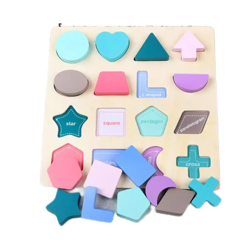 BOGE Wooden Magnetic Toys Multi-function Fishing Alphanumeric Game Alphabet Puzzle Letters Sorting Board Blocks Matching