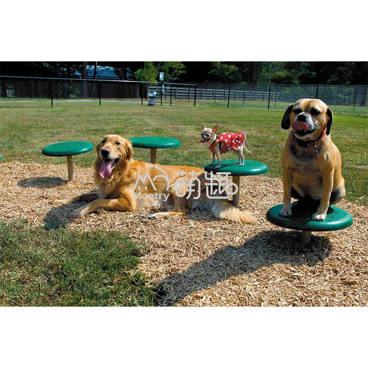 Moetry Dog Park Stepping Paw Barkpark Exercise Equipment for Doggie Training Stepping Pads Zoo Playground