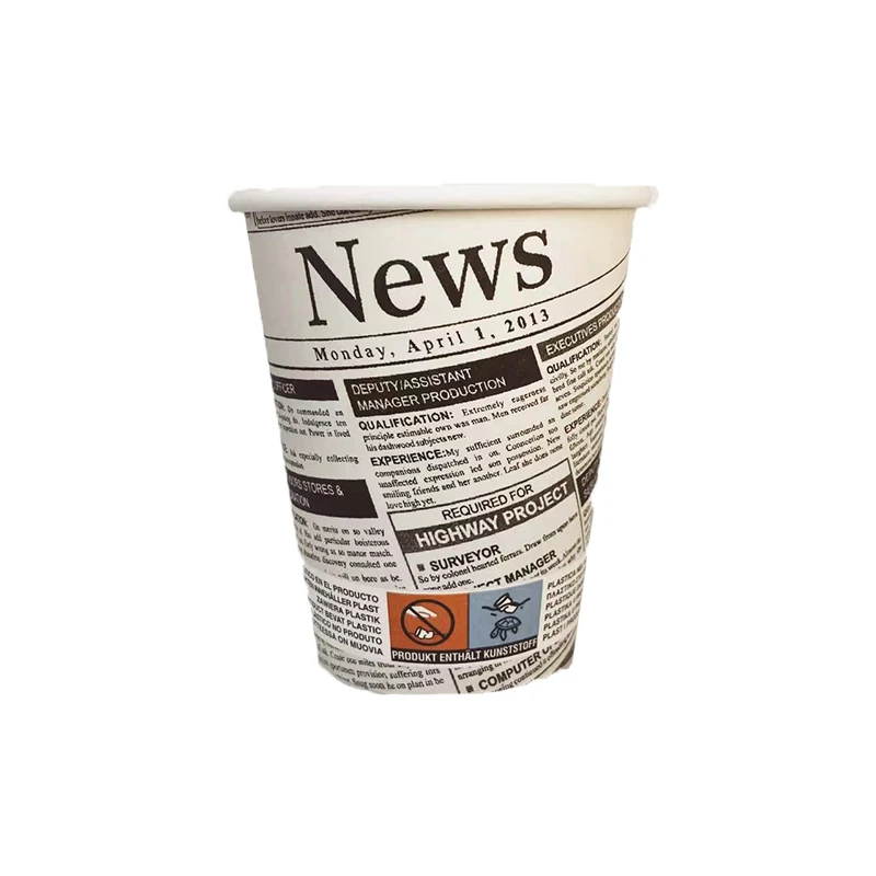 China famous manufacturer disposable togo cup hot pla coffee 8oz paper cups with customized paper coffee