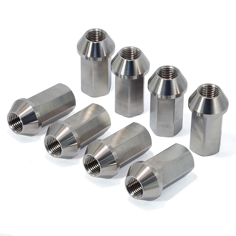 M12,M14 Wholesale Gr5 Titanium Alloy Wheel Nuts Titanium Lug Nuts For Car