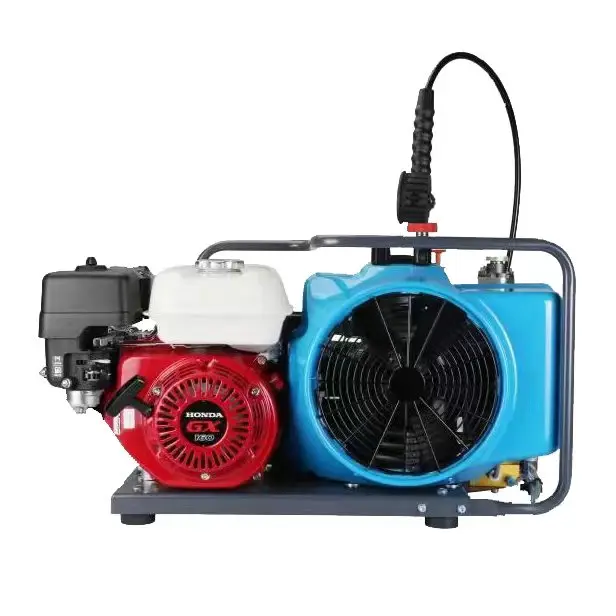 High pressure industrial 300bar gasoline diving air compressor for sale