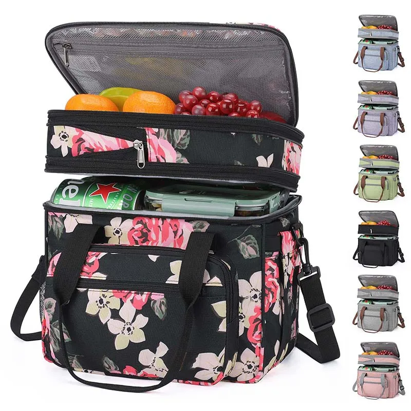 Custom Logo Promotional Reusable Portable Ice Pizza Food, Delivery Thermal Insulation Lunch Cooler Bags/