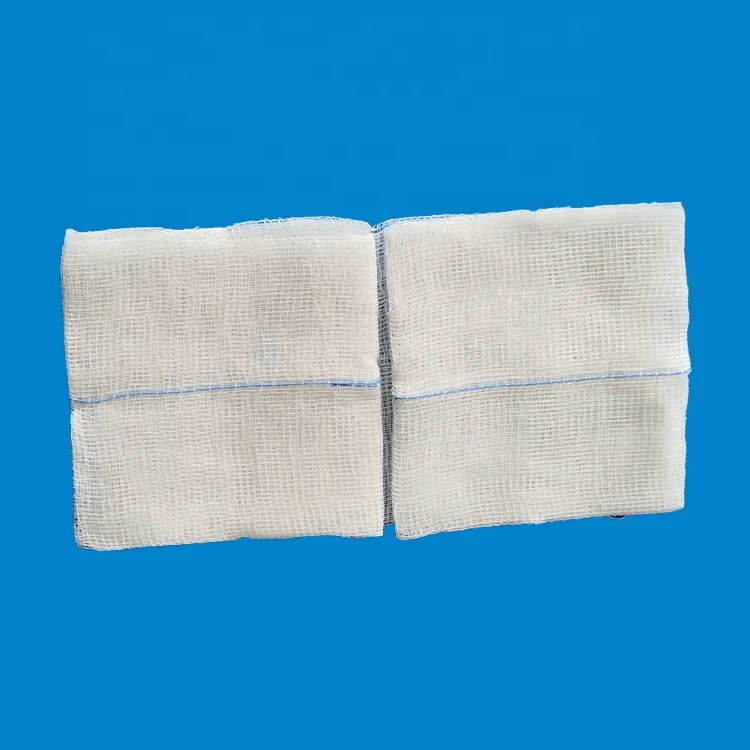 
sterile disposable hotsale compress gauze swab 100% cotton hospital gauze sponge 