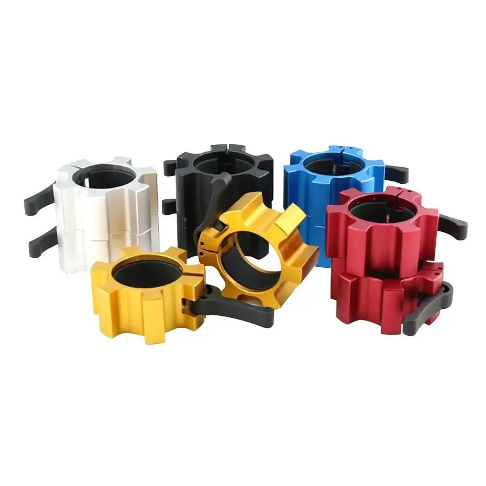 Wholesale Hot Selling Custom Weightlifting Most Popular Aluminum Olympi Bar Clamps Barbell Collar